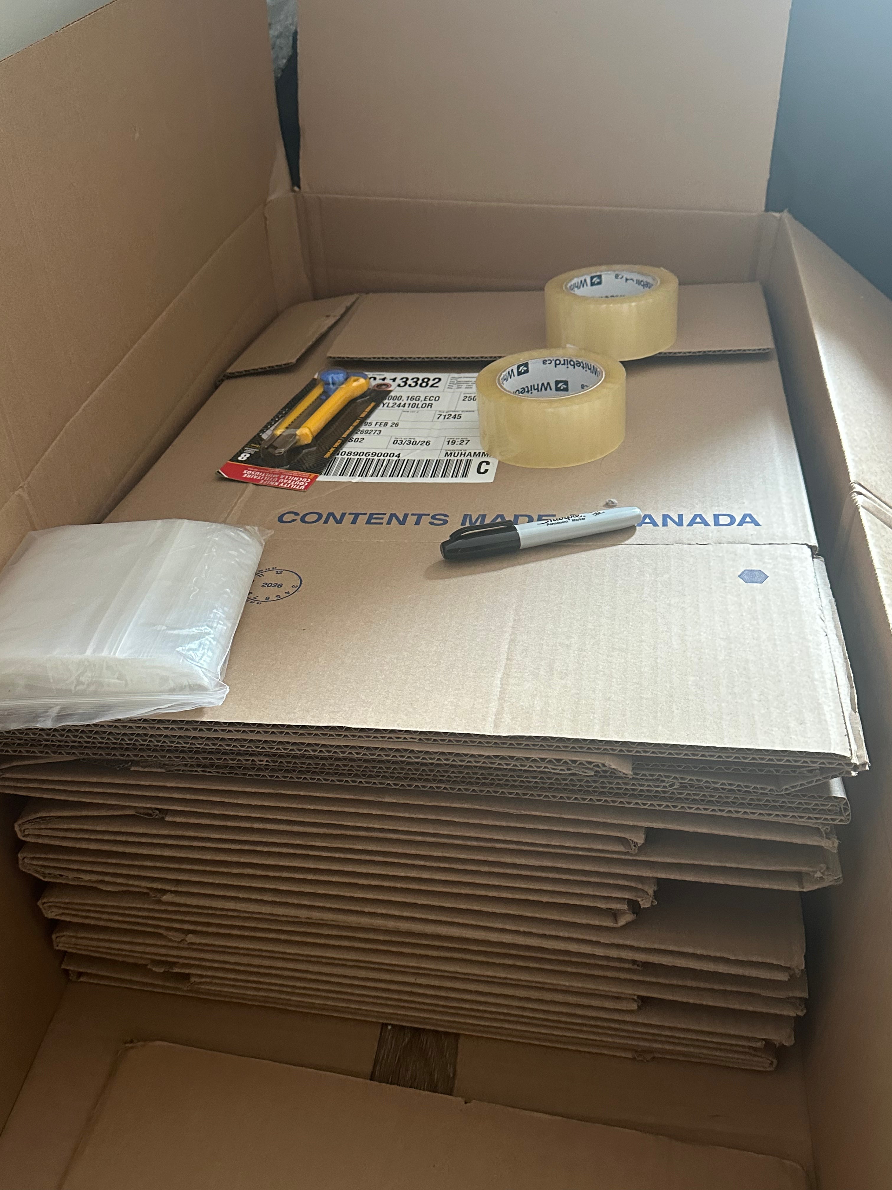 Kit de déménagement étudiant
