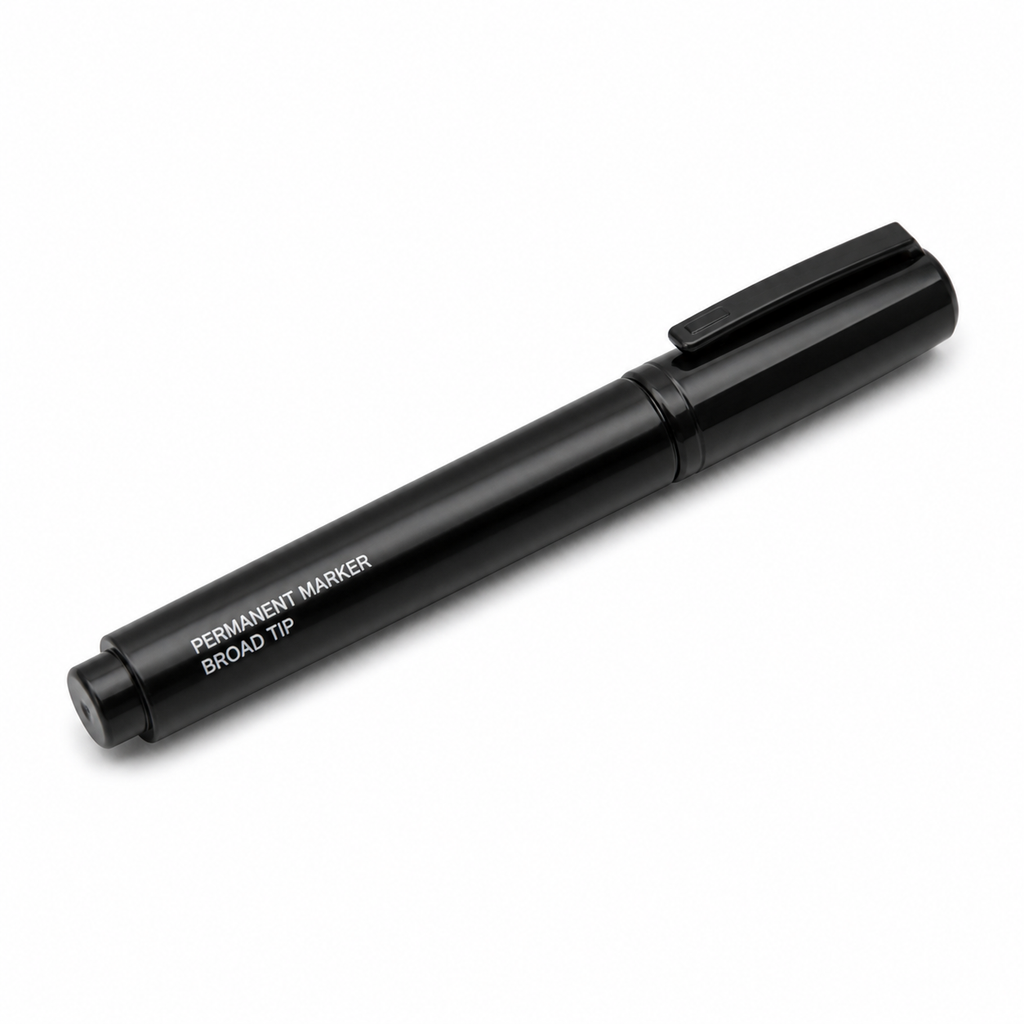 permanent marker packing materials front view
