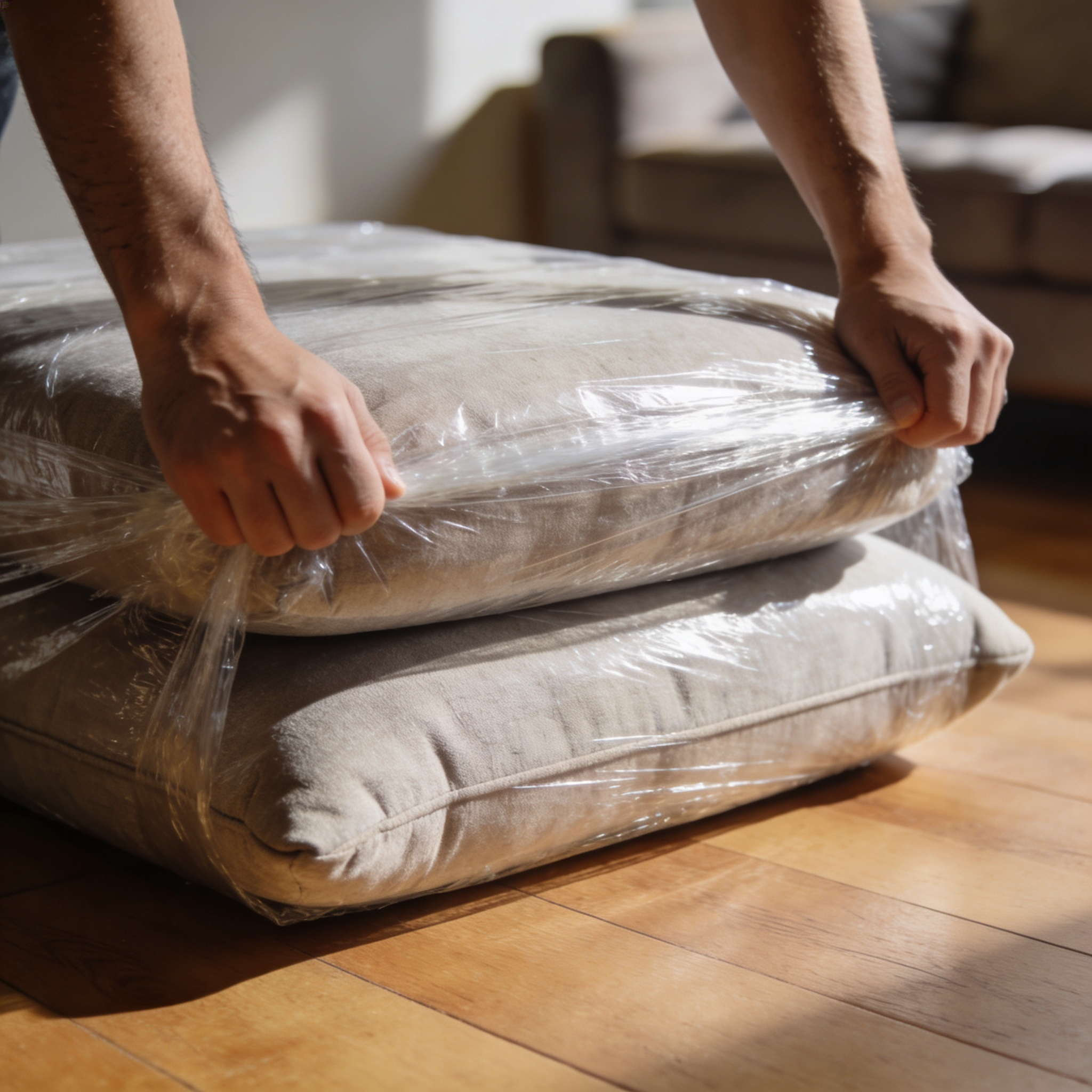 stretch wrap moving supplies lifestyle shot